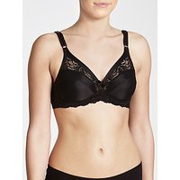 John Lewis Lauren Lace Non Wired Non Padded Bra - Black