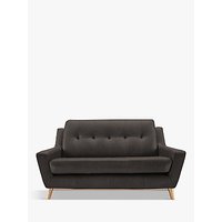 G Plan Vintage The Fifty Three Small 2 Seater Leather Sofa - Capri Leather Black