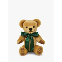 Merrythought Personalised London Gold Teddy Bear With Silver Thread - Gold/Green
