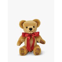 Merrythought Personalised London Gold Teddy Bear With Silver Thread - Gold/Red