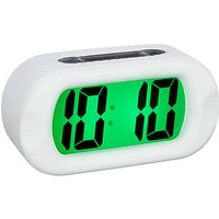Acctim Silicone Jumbo LCD Alarm Clock - White