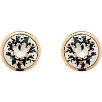 Melissa Odabash Swarovski Crystal Stud Earrings - Rose Gold/Clear