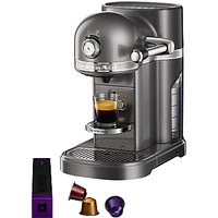Nespresso Artisan Coffee Machine By KitchenAid - Medallion Silver