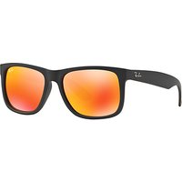 Ray-Ban RB4165 Justin Sunglasses - Black/Orange