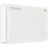 Toshiba Canvio Connect II Portable Hard Drive, USB 3.0, 2TB - White