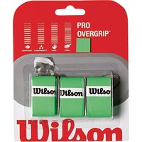 Wilson Pro Tennis Overgrip, Pack Of 3 - Green