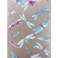 Matthew Williamson Dragonfly Dance Wallpaper - Plum, W6650-04
