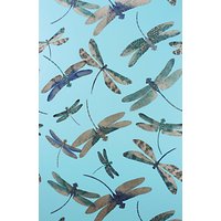 Matthew Williamson Dragonfly Dance Wallpaper - Jade/Denim, W6650-03