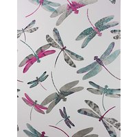Matthew Williamson Dragonfly Dance Wallpaper - Fuchsia, W6650-05