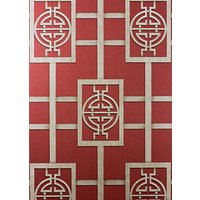 Nina Campbell Sansui Wallpaper - Red, NCW4181-08