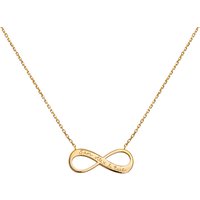 Merci Maman Personalised Infinity Necklace - Gold