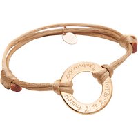 Merci Maman Personalised 18ct Gold Plated Eternity Bracelet - Gold
