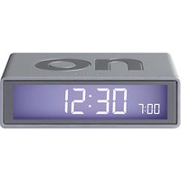 Lexon Flip Alarm Clock - Silver