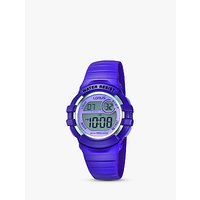 Lorus Children's Digital PU Rubber Strap Watch - Purple