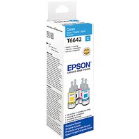 Epson Ecotank C13-T664 Colour Ink Bottles - Cyan
