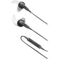 Bose® SoundSport™ Sweat & Weather-Resistant In-Ear Headphones With 3-Button In-Line Remote And Carry Case For IOS Devices - Charcoal
