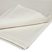 John Lewis Perfectly Smooth 200 Thread Count Egyptian Cotton Flat Sheet - Oyster
