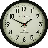 Lascelles Radio Controlled Wall Clock - Black