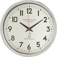 Lascelles Radio Controlled Wall Clock - Silver