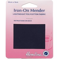 Hemline Iron-On Repair Fabric - Navy