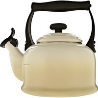 Le Creuset Traditional Stovetop Whistling Kettle - Almond