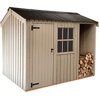 National Trust By Crane Blickling Garden Shed, 1.8 X 3.6m - Dome Ochre