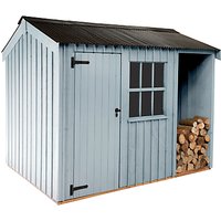 National Trust By Crane Blickling Garden Shed, 1.8 X 3.6m - Painters Grey