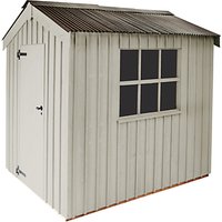 National Trust By Crane Peckover Garden Shed, 1.8 X 2.4m - Earls Grey