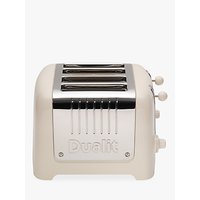 Dualit Lite 4-Slice Toaster With Warming Rack - Canvas White