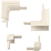 D-Line ABS Plastic Magnolia Micro Trunking Accessories (W)16mm Pieces Of 4 - 5060125596227