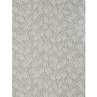MissPrint Leaves Wallpaper - Dove Grey, MISP1028