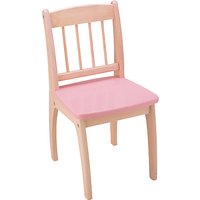John Crane Junior Chair - White-Wash Wood Finish/Pink