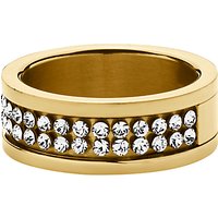 Dyrberg/Kern Fratianne Crystal Band Ring - Gold