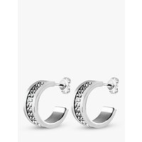 Dyrberg/Kern Kimmie Swarovski Crystal Hoop Earrings - Silver