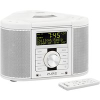 Pure Chronos CD Series II DAB/FM/CD Clock Radio - White