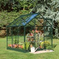 B&Q Metal 6X6 Horticultural Glass Greenhouse - 5010697097103