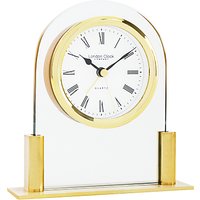 London Clock Company Small Arch Top Mantel Clock - Gold