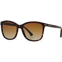 Emporio Armani EA4060 Square Sunglasses - Tortoise