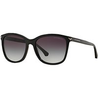 Emporio Armani EA4060 Square Sunglasses - Black