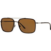 Giorgio Armani AR6031 Square Sunglasses - Brown