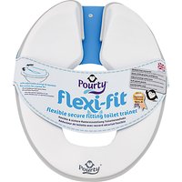 Pourty Flexi-Fit Toilet Trainer - Grey
