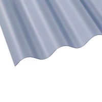 Clear Corrugated PVC Roofing Sheet 3050mm X 762mm Pack Of 10 - 5012032000076