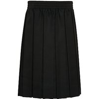 John Lewis Girls' Pleated School Skirt - Black