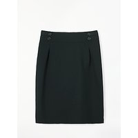 John Lewis Easy Care Senior Girls' School Pencil Skirt - Black