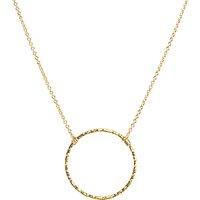 Dogeared Medium Sparkle Karma Necklace - Gold