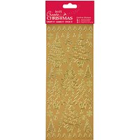 Docrafts Christmas Outline Stickers - Gold