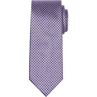 Chester By Chester Barrie Geometric Silk Tie - Purple