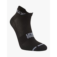 Hilly Lite Running Socklets, Single Pair - Black/Yellow