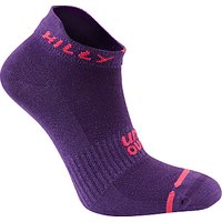 Hilly Lite Running Socklets, Single Pair - Purple