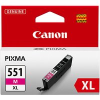 Canon CLI-551XL Colour Inkjet Cartridge - Magenta